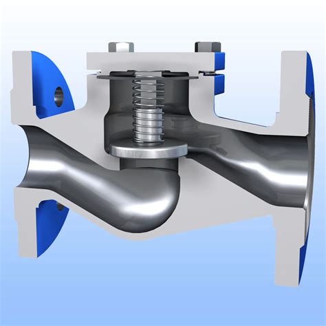 Lift Check Valve Animation