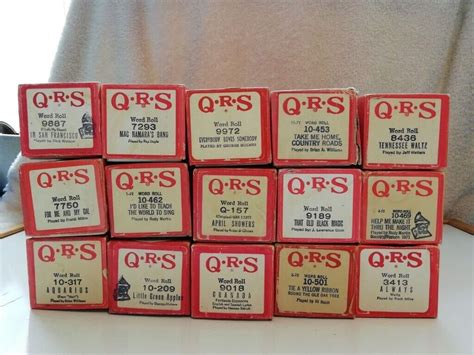 15 QRS Piano Rolls | in Plymouth, Devon | Gumtree