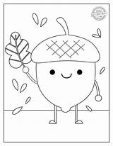 Free Printable Acorn Coloring Pages sketch template