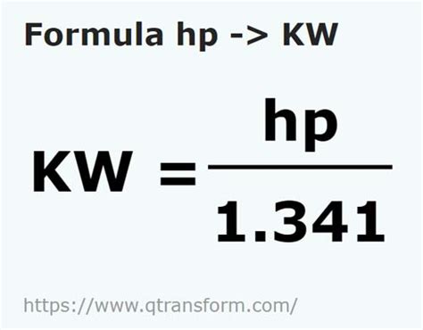 KW To HP Conversion Formula With Solved Examples, 50% OFF