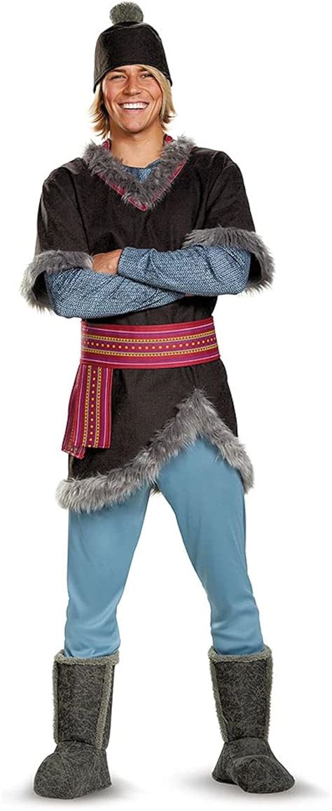 Amazon.com: Kristoff Costume for Adults, Disney Frozen Men's Character ...