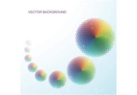 Background Vector with Abstract Circular Patterns