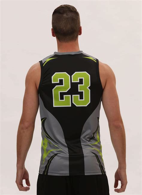 Ace Sleeveless Sublimated Volleyball Jersey |R024M,Men's Jerseys - Rox ...