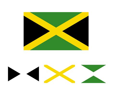 Jamaica Flag Svg Jamaica Flag Png Jamaica Flag Layered - Etsy UK