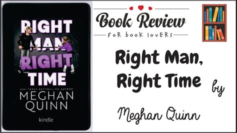 Right Man, Right Time by Meghan Quinn - YouTube