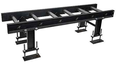 6' Medium/Heavy Duty Roller Table - Metalsaw.com