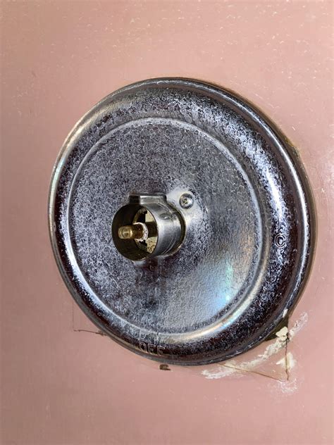 So we somehow broke the shower knob off a few months ago. : r/Plumbing