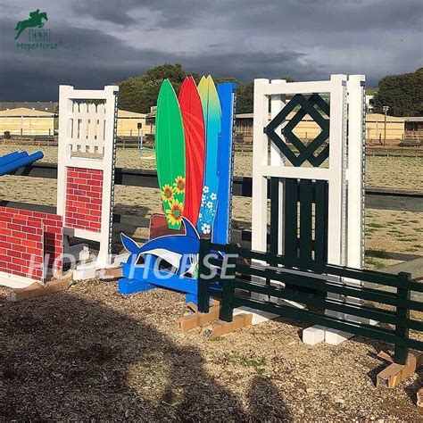 Customized Design and Color Aluminum Equestrian Equipment Obstacle ...