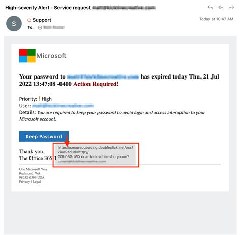 Microsoft phishing scam - Don't click that email - CyberGuy