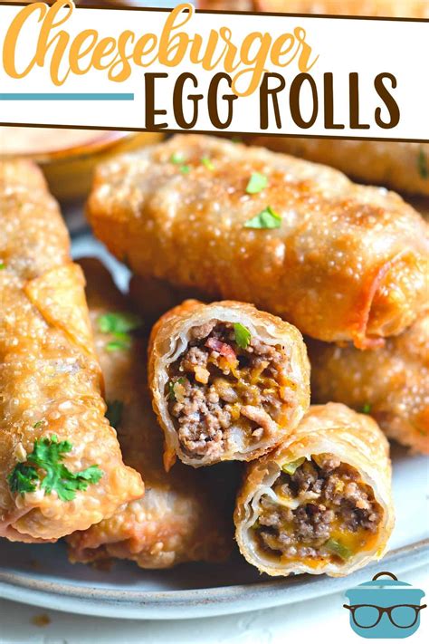 Delicious Cheeseburger Egg Rolls for a Tasty Twist