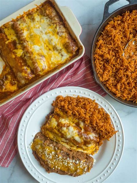 Authentic Tex-Mex Restaurant Enchilada Plate | Recipe in 2021 | Tex mex, Mexican food recipes ...