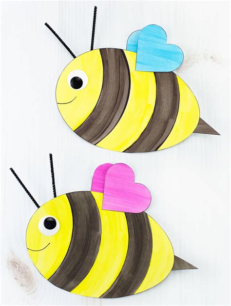 Honey Bee Drawing For Kids