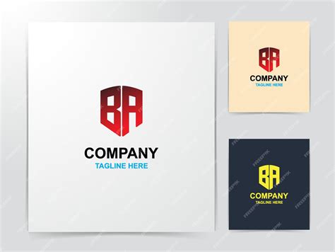 Premium Vector | Monogram ba logo design