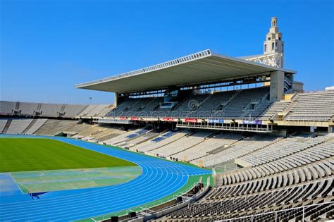 Estadi Olimpic Lluis Companys in Barcelona, Spain Editorial Photography ...