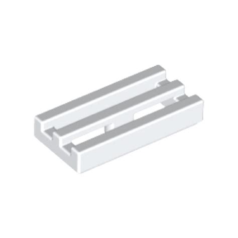 Lego® 2412b, 15561, 30244, 51815, 35248, 241201 grille 1x2 white