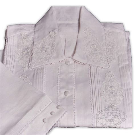 Kittel, 1/3 Lace, Full Emblem - Mefoar Fine Judaica