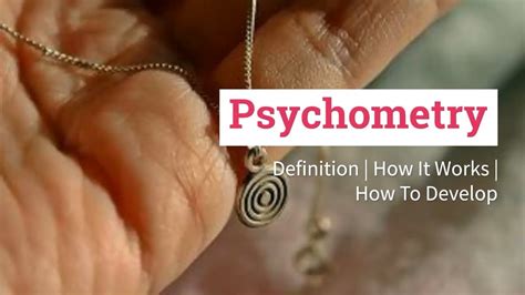 What is Psychometry | How You Can Learn - YouTube