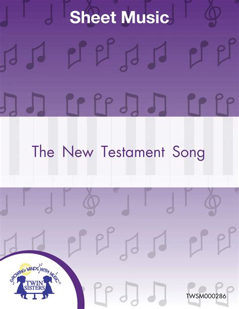 The New Testament Song Sheet Music by Teach Simple