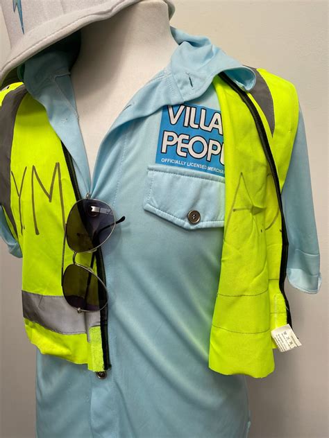 The Village People Workwear YMCA Large - Ex Hire Fancy Dress Costume ...