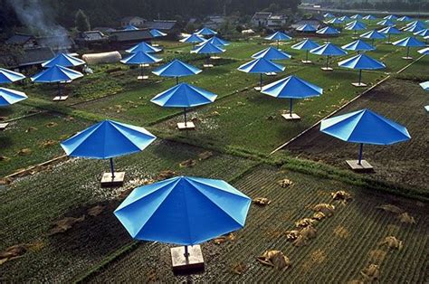 The Umbrellas Christo and Jeanne-Claude | Christo and jeanne claude, Christo artist, Land art