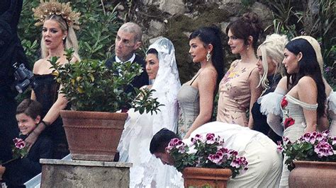 Kylie Jenner At Kourtney Kardashian Wedding: Photos – Hollywood Life