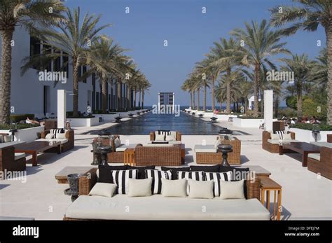 Long pool at the Chedi Muscat, Oman Stock Photo - Alamy