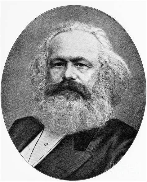 Portrait Of Karl Marx by Bettmann