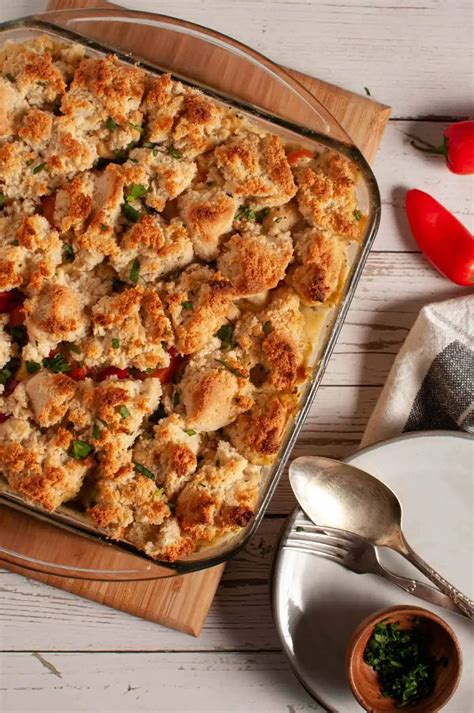 Grandma's Chicken and Biscuit Casserole - Mountain Berry Eats