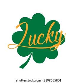 Lucky Clover Illustration Vector Card Stock Vector (Royalty Free ...