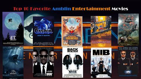 My Top 10 Favorite Amblin Entertainment Movies by Ptbf2002 on DeviantArt