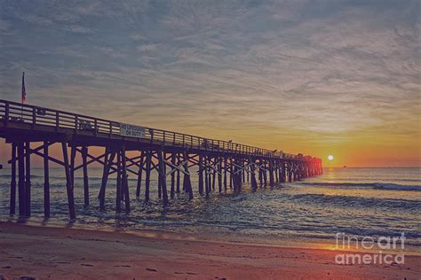 Sunrise at Flagler Beach Pier - 7065 Photograph by Marvin Reinhart | Fine Art America