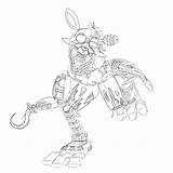 Foxy Coloring Pages sketch template