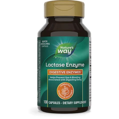 Nature's Way Lactase Enzyme 100 Caps - Swanson®