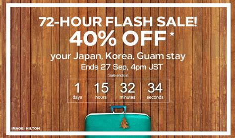 Hilton Honors Japan, Korea & Guam 40% Off Flash Sale For Stays Through February 3, 2020 (Book By ...