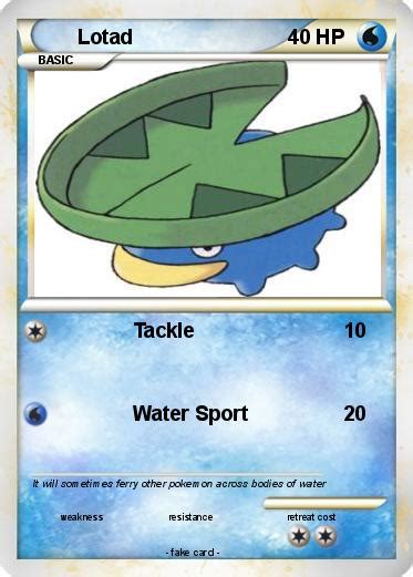 Pokémon Lotad 18 18 - Tackle - My Pokemon Card