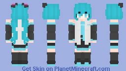 -=Hatsune Miku=- Minecraft Skin