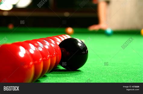 Ten Snooker Bools Line Image & Photo (Free Trial) | Bigstock