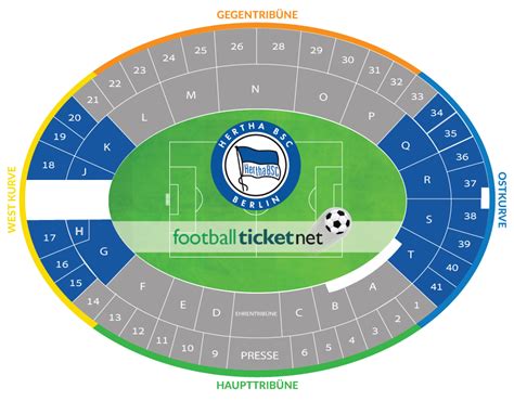 Hertha Berlin SC vs SV Werder Bremen 07/03/2020 | Football Ticket Net