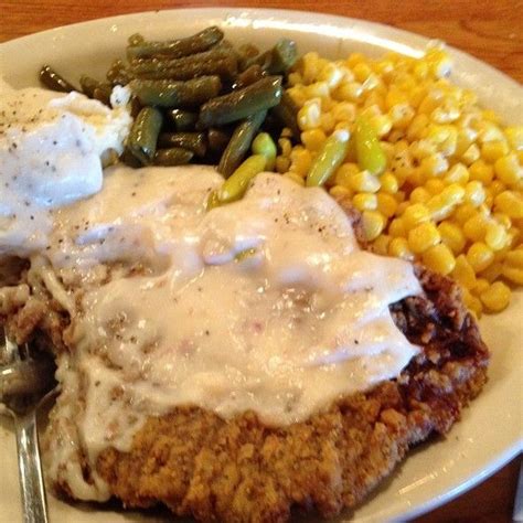 Cracker Barrel Country Fried Steak | Chicken fried steak, Steak fries, Food