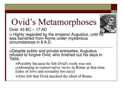 PPT - Ovid’s Metamorphoses PowerPoint Presentation, free download - ID:1011697