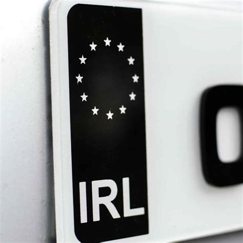 3D/4D Black Edition* Irish Number Plate - Metro Font – Stand Out Plates