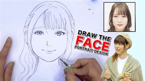 DRAW THE FACE｜Japanese Fashion Model - YouTube