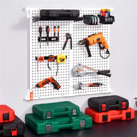 BENTISM Pegboard Wall Organizer 32"x32" 330lbs Metal Garage Pegboard Organizer 2-Pack - Walmart.com