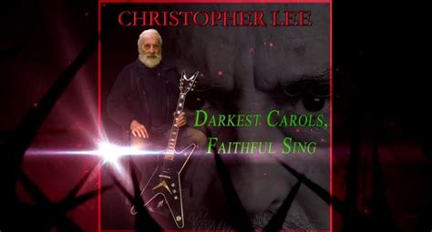 Christopher Lee releases heavy metal Christmas single