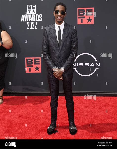 Los Angeles, USA. 26th June, 2022. Lemuel Plummer arrives at the BET Awards 2022 held at the ...