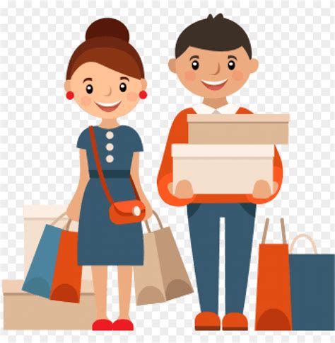 happy customer clipart - male shoppers ico PNG image with transparent ...