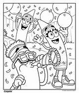 Crayola 64 Count Crayon Birthday Confetti Coloring Page  crayolacom sketch template