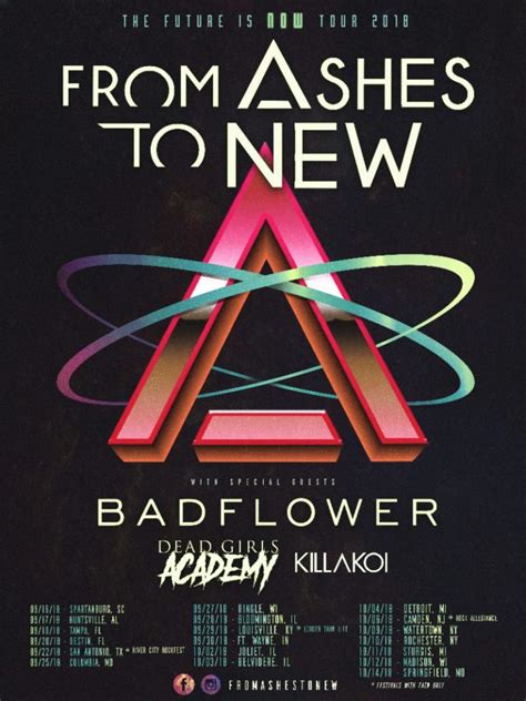 From Ashes To New Announce "The Future Is Now" Headline Tour Dates ...