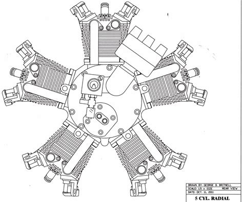 Engine Diagram: Radial Aircraft Engine Diagram