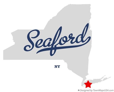 Map of Seaford, NY, New York